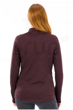 Femme Odlo Manches Longues^Essentials Ceramiwarm 1/2 Zip femme