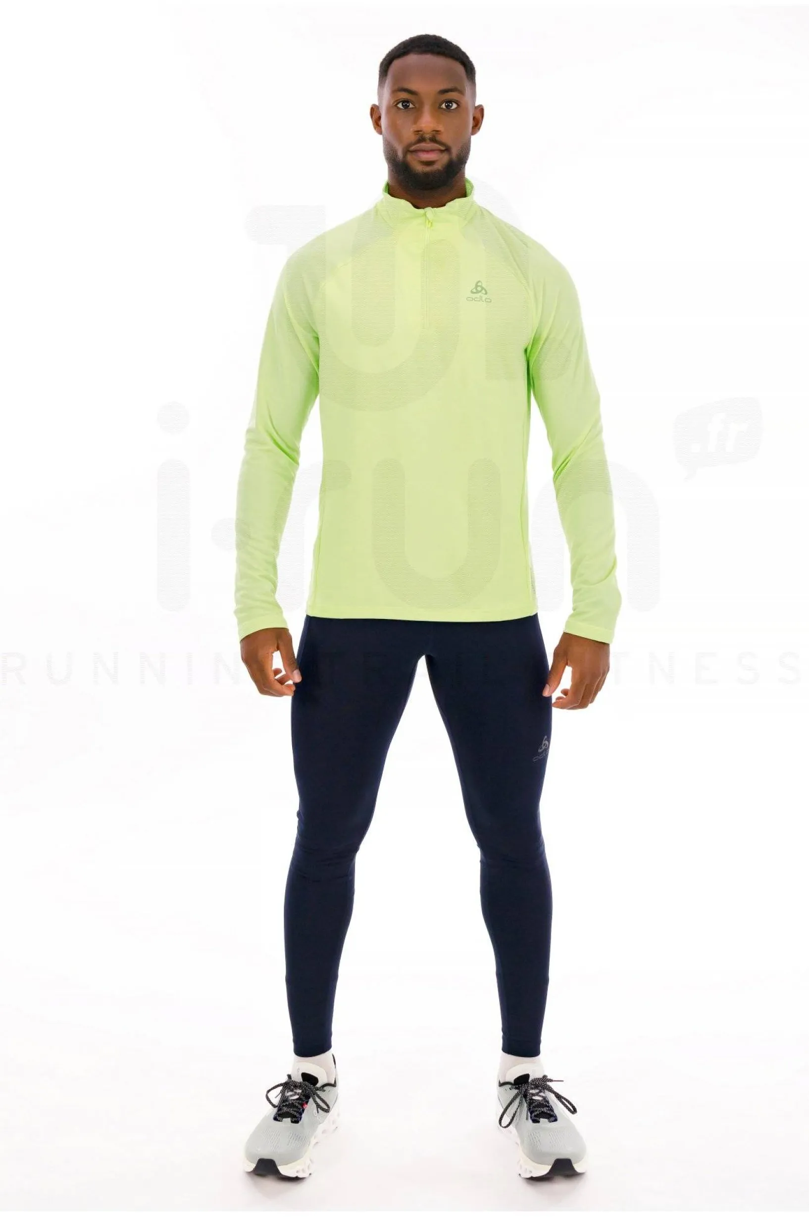 Homme Odlo Manches Longues^Essentials Ceramiwarm 1/2 Zip