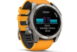 Garmin Cardio-Gps^Fenix 8 AMOLED Sapphire Titane