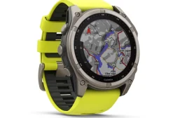 Garmin Cardio-Gps^Fenix 8 Solar Sapphire Titane
