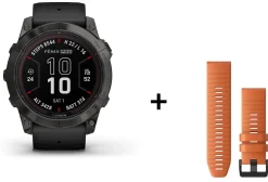 Garmin Cardio-Gps^Fenix 7X Pro Sapphire Solar Titane