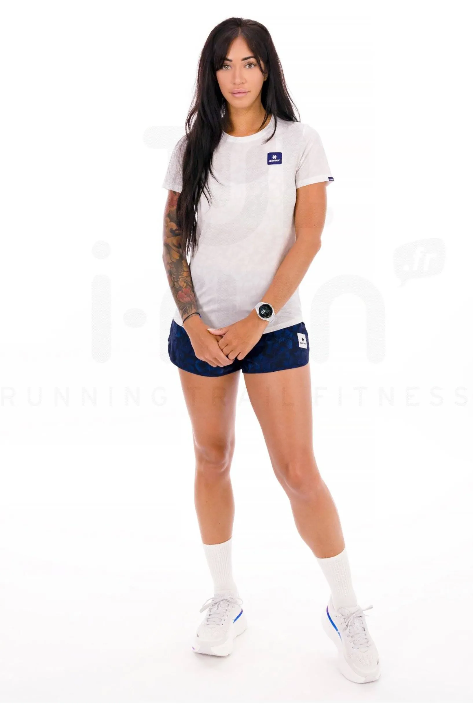 Femme Saysky Manches Courtes^Flower combat femme