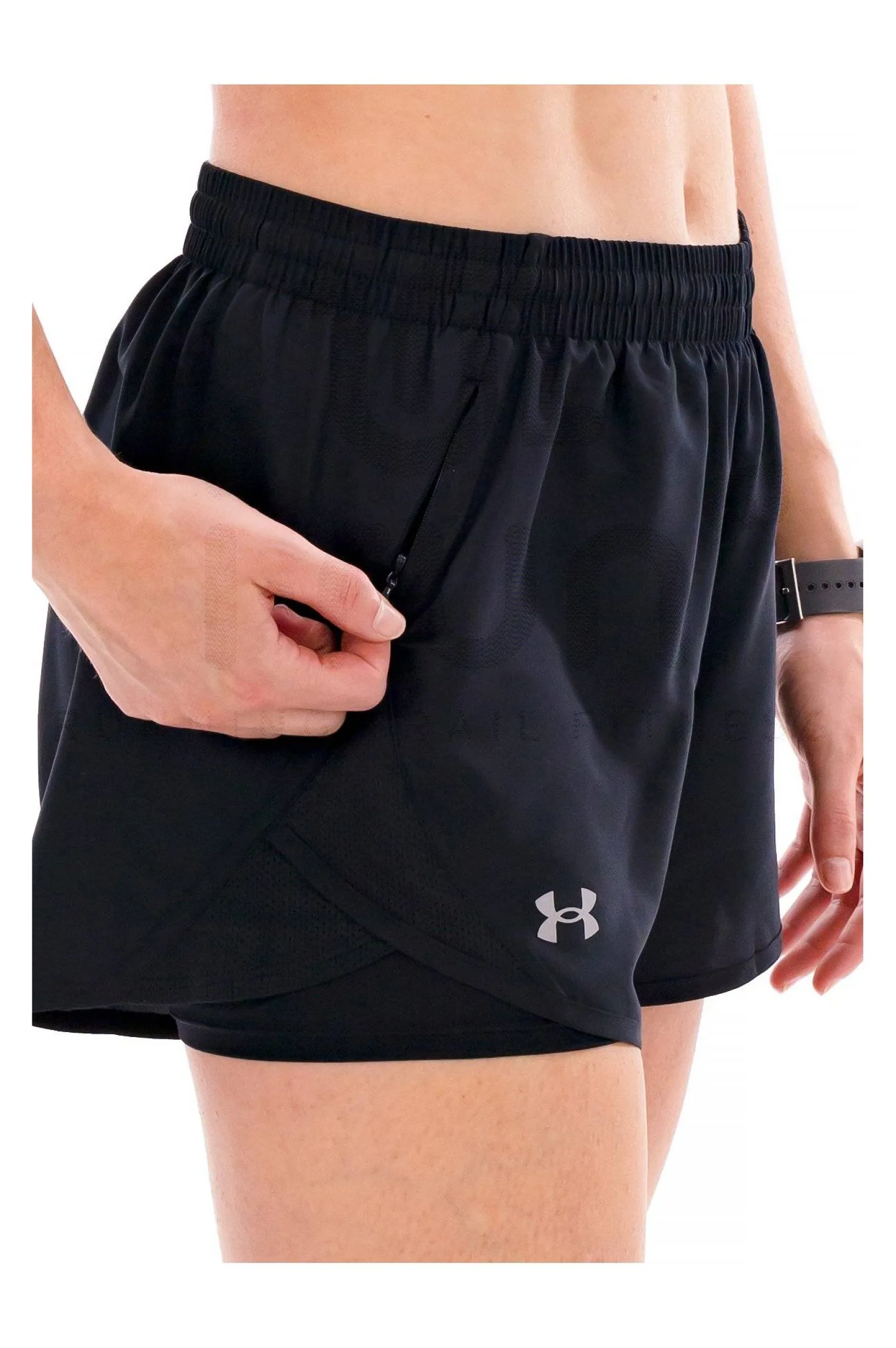 Femme Under Armour Shorts / Cuissards / Jupes^Fly-By 2 en 1 femme
