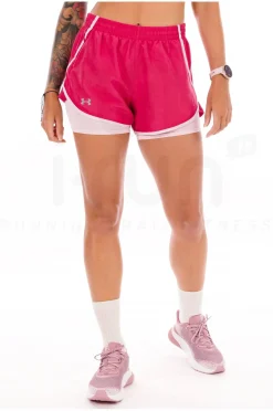 Femme Under Armour Shorts / Cuissards / Jupes^Fly-By 2 en 1 femme