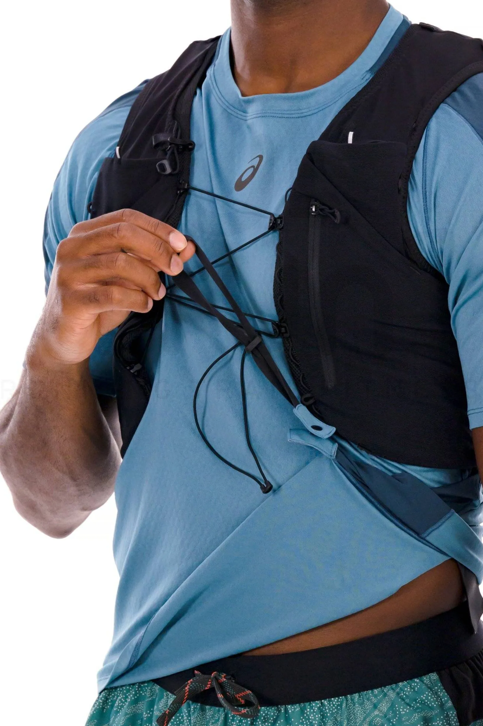 Homme Asics Manches Courtes^Fujitrail Elite