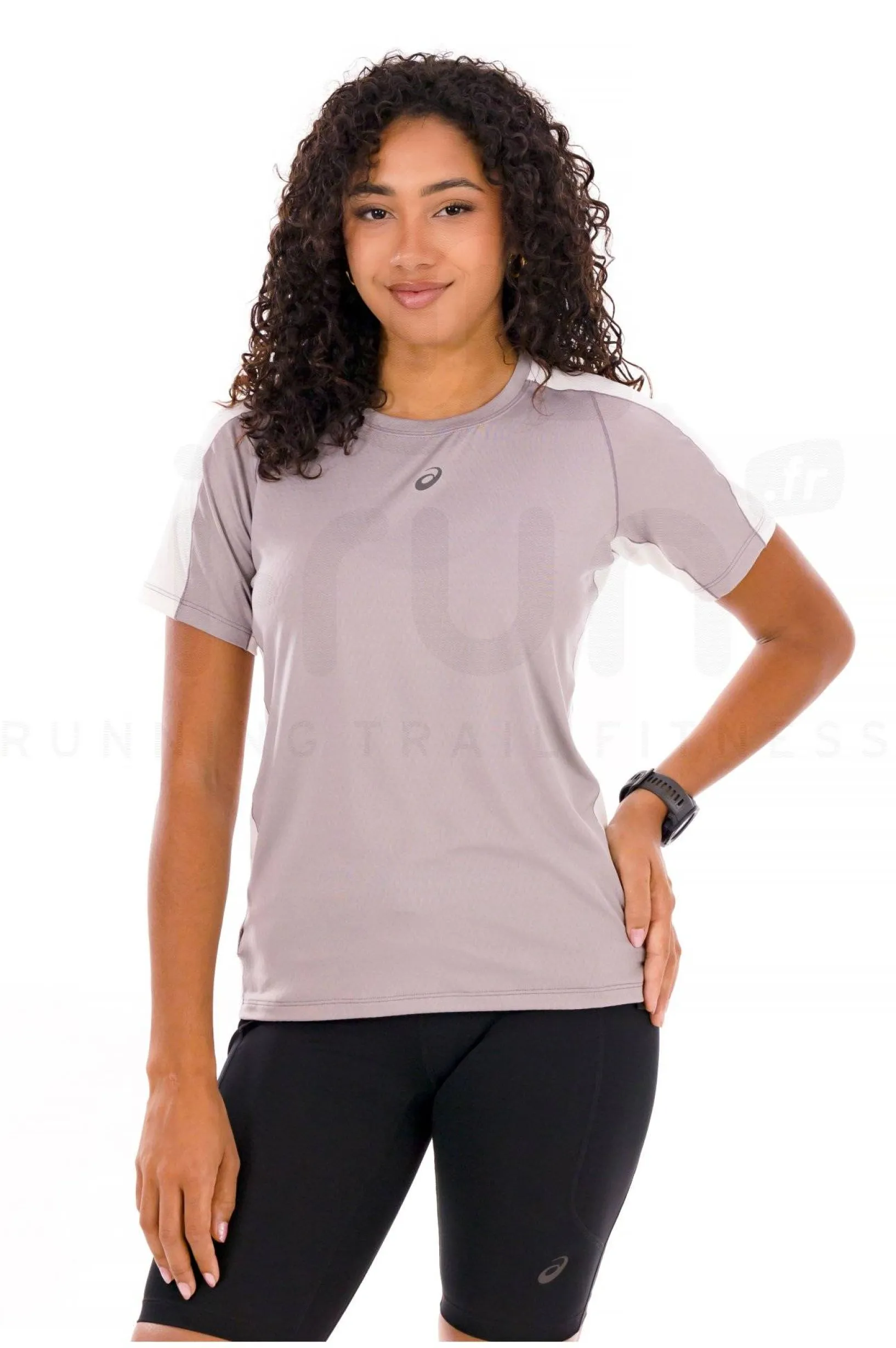 Femme Asics Manches Courtes^Fujitrail Elite femme