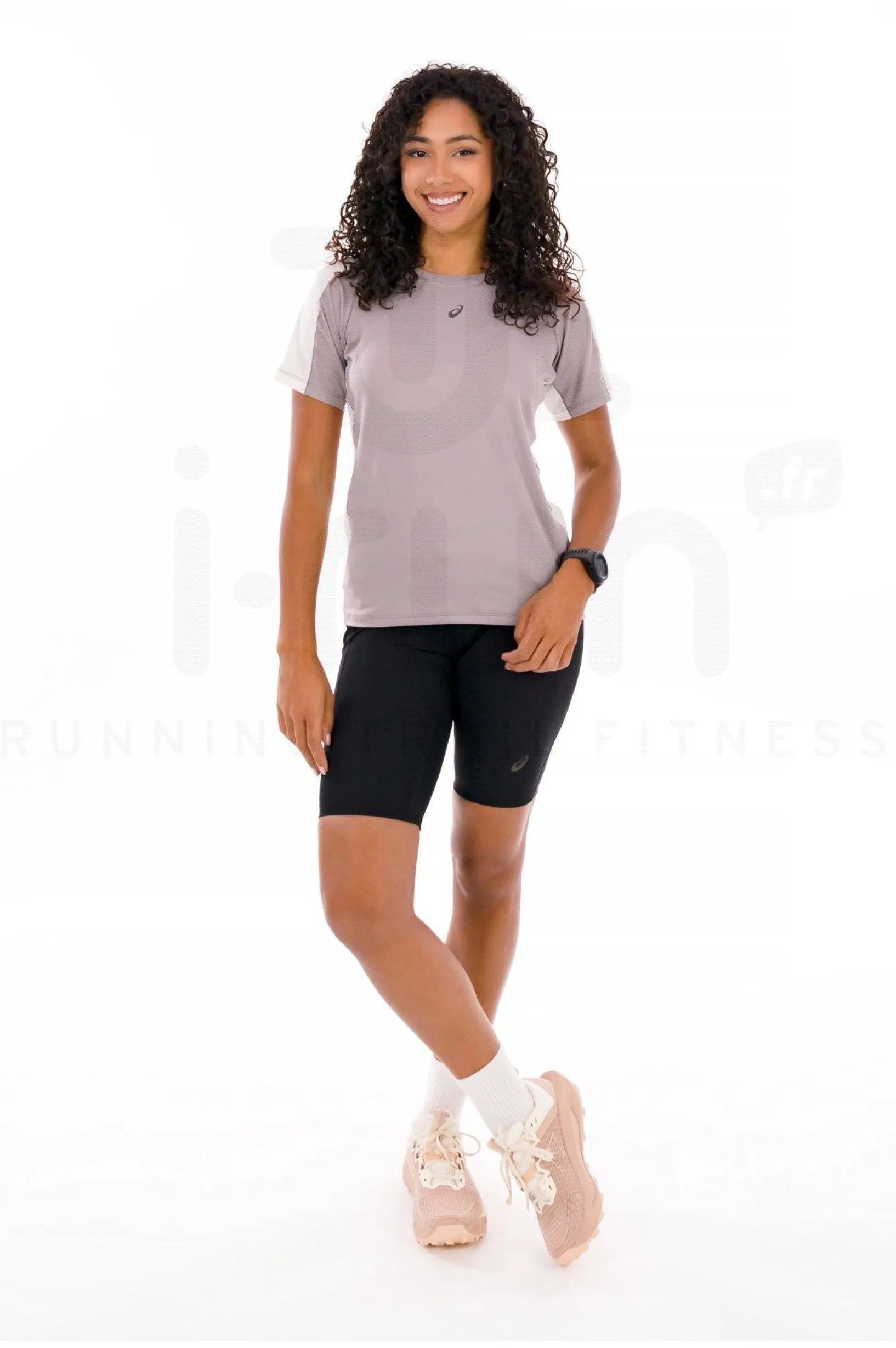 Femme Asics Manches Courtes^Fujitrail Elite femme