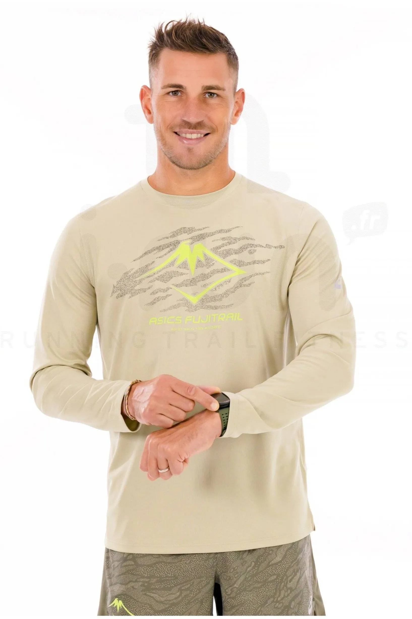 Homme Asics Manches Courtes^Fujitrail Logo
