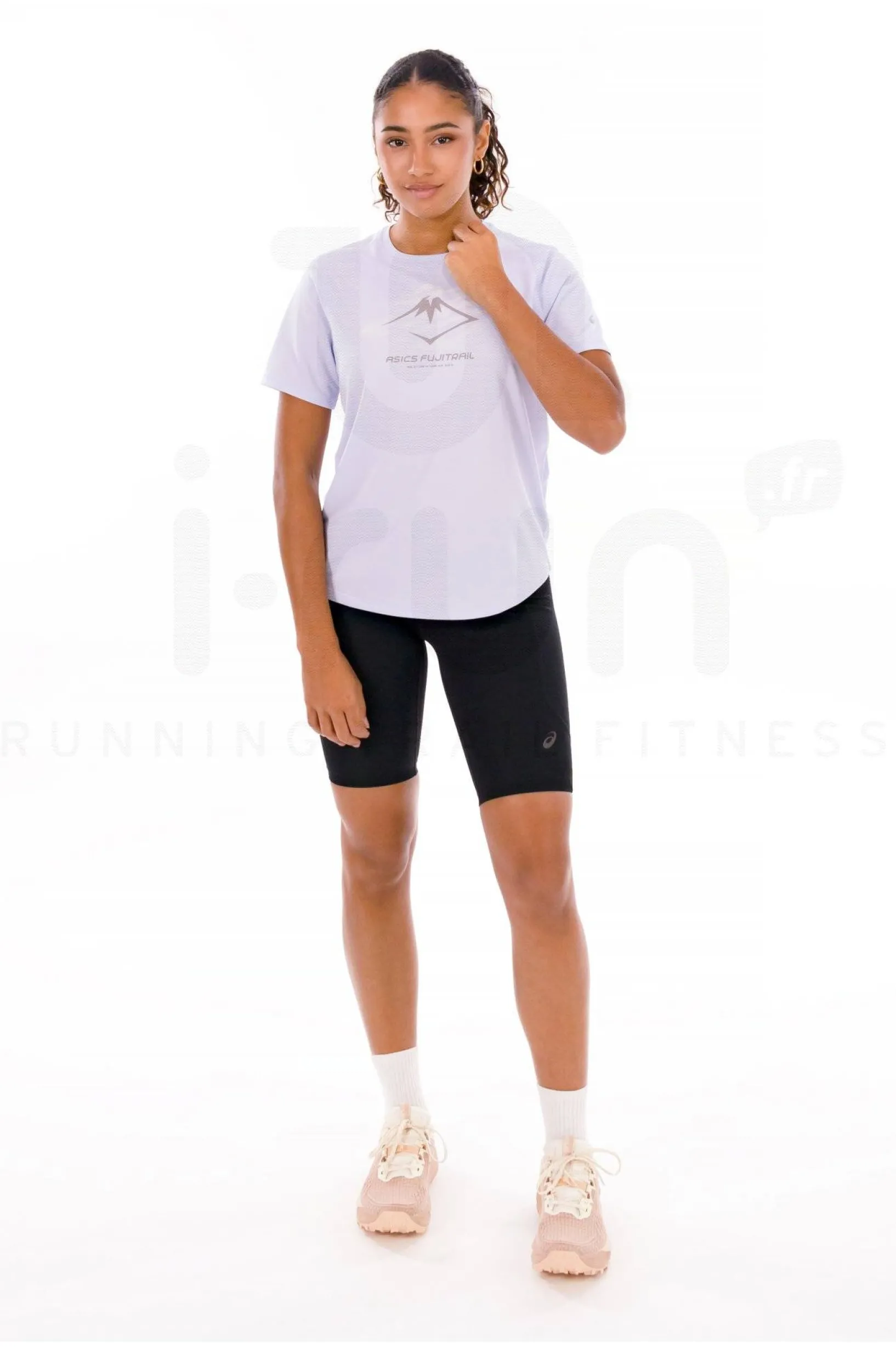 Femme Asics Manches Courtes^Fujitrail Logo femme