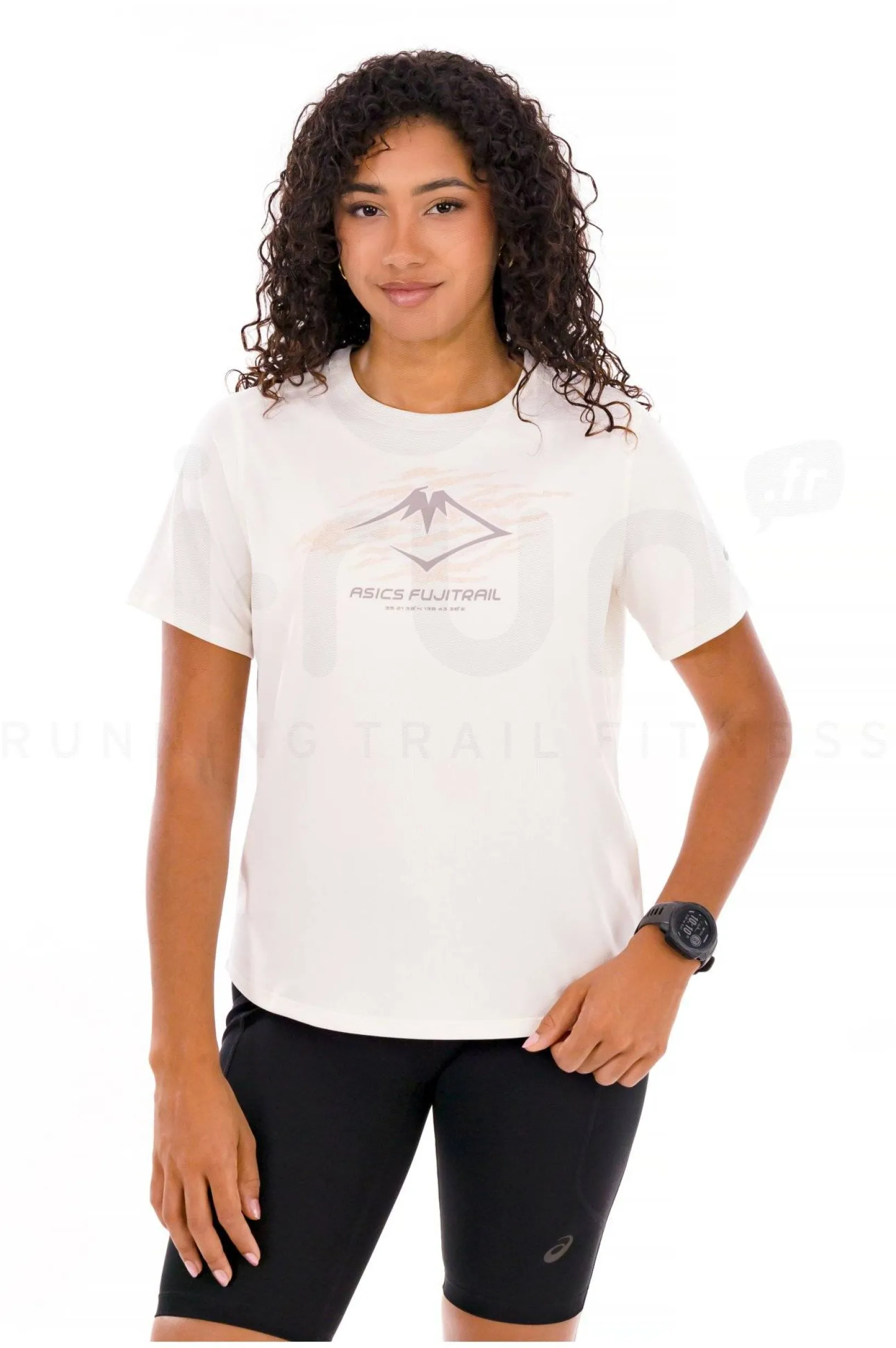 Femme Asics Manches Courtes^Fujitrail Logo femme