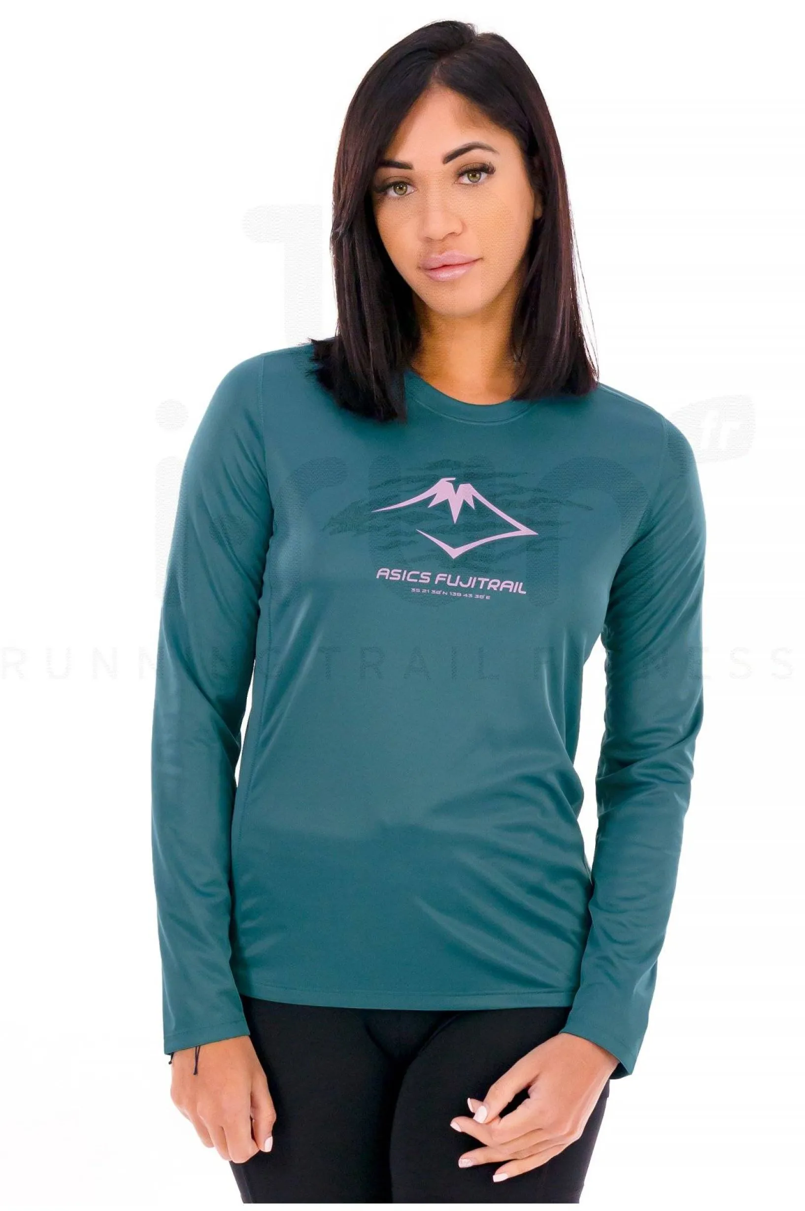Femme Asics Manches Longues^Fujitrail Logo W femme