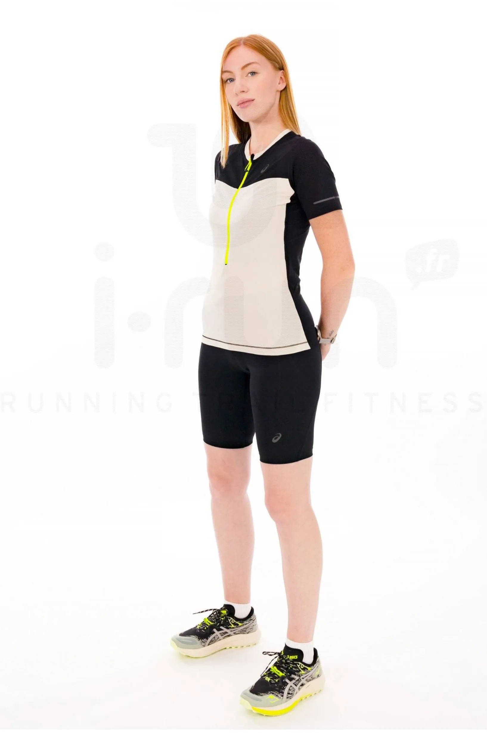 Femme Asics Manches Courtes^Fujitrail W femme