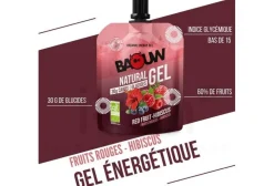 Baouw Gels^Gel naturel bio - Fruits rouges - Hibiscus