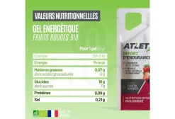 Atlet Gels^Gel Énergétique - Fruits Rouges