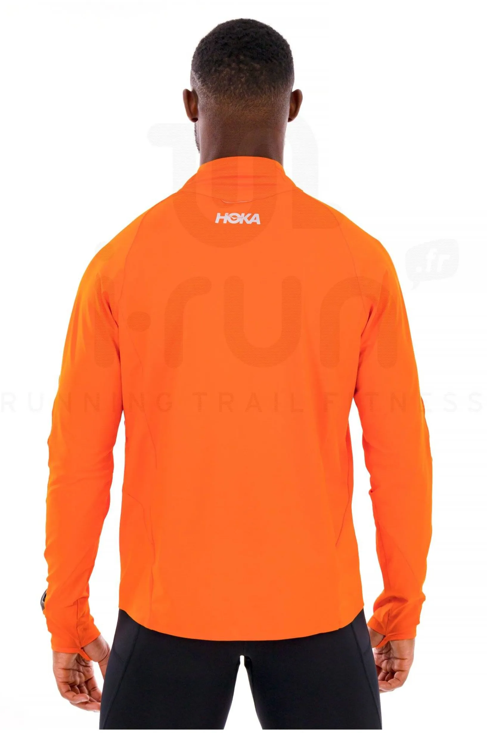 Homme Hoka One One Manches Longues^Glidetech 1/4 zip