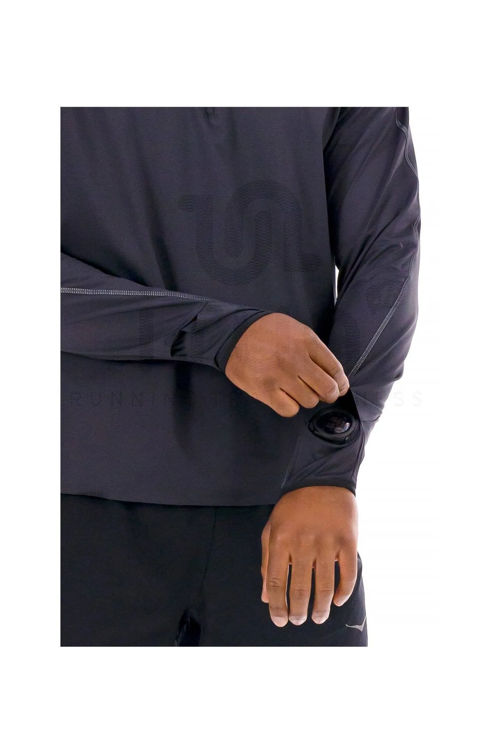 Homme Hoka One One Manches Longues^Glidetech 1/4 zip