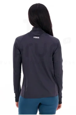 Femme Hoka One One Manches Longues^Glidetech 1/4 zip femme