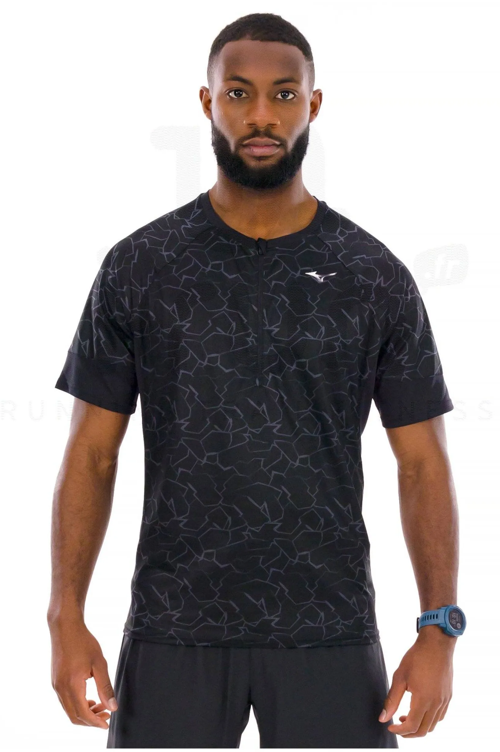 Homme Mizuno Manches Courtes^Graphic Trail