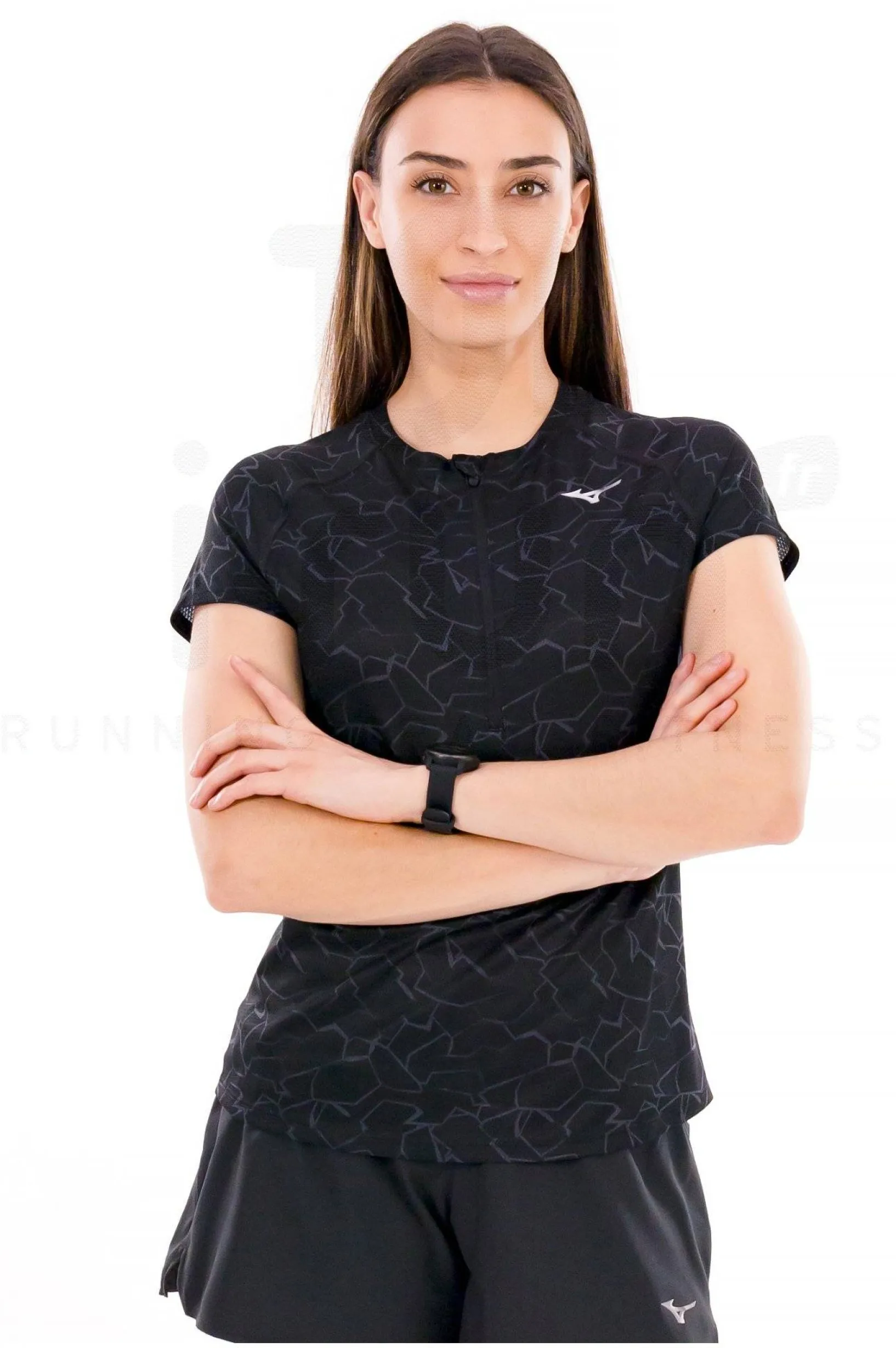Femme Mizuno Manches Courtes^Graphic Trail femme