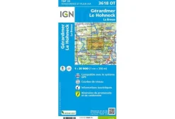 Carte IGN Cartes^Gérardmer Le Hohneck 3618OT