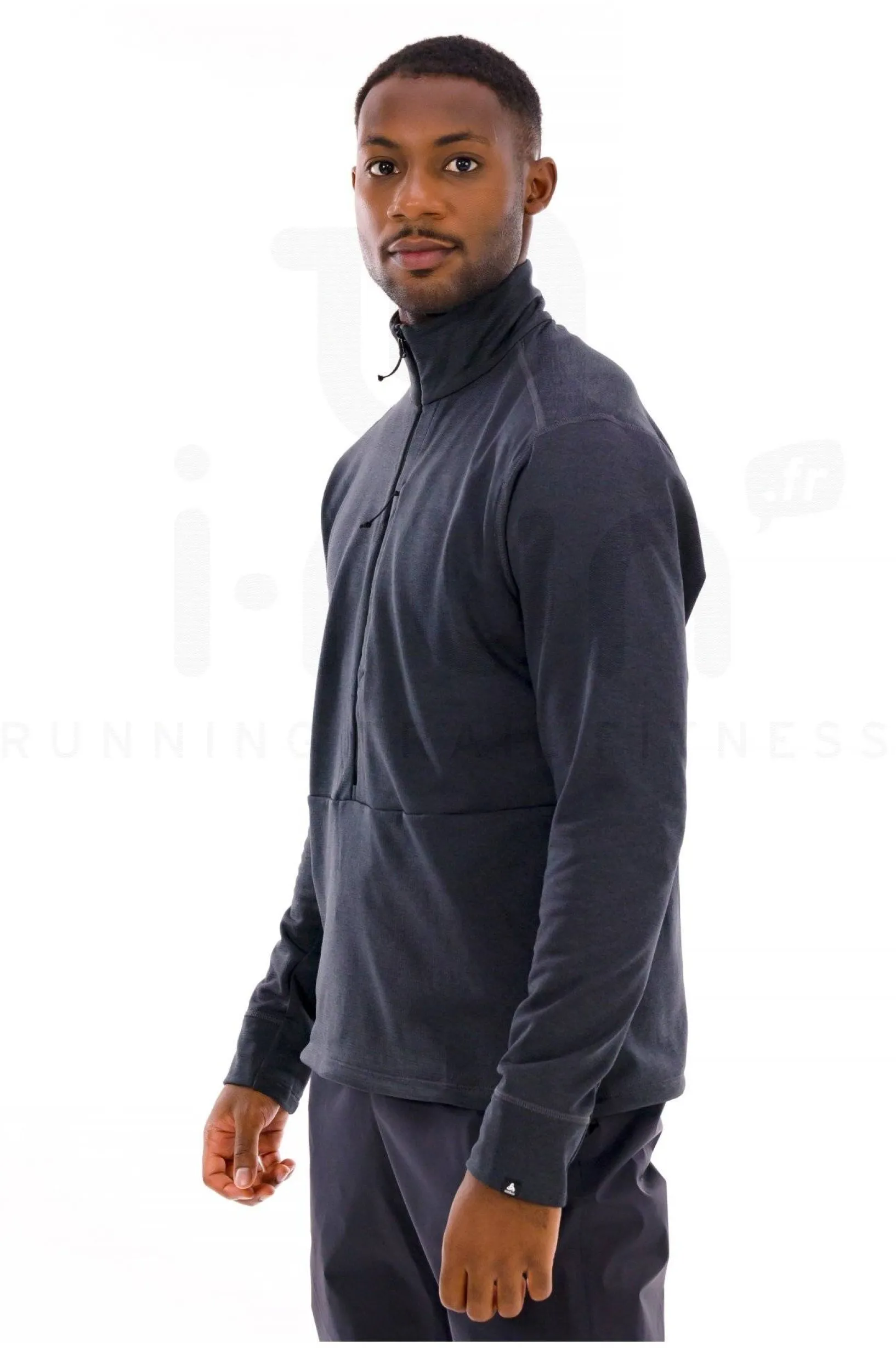 Homme Odlo Polaires^Grid fleece 1/2 Zip