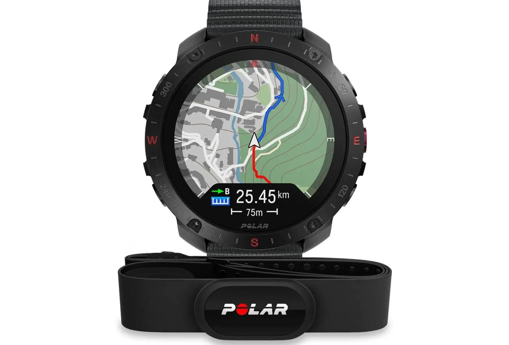 Polar Cardio-Gps^Grit X2 Pro et Capteur de fréquence cardiaque H10