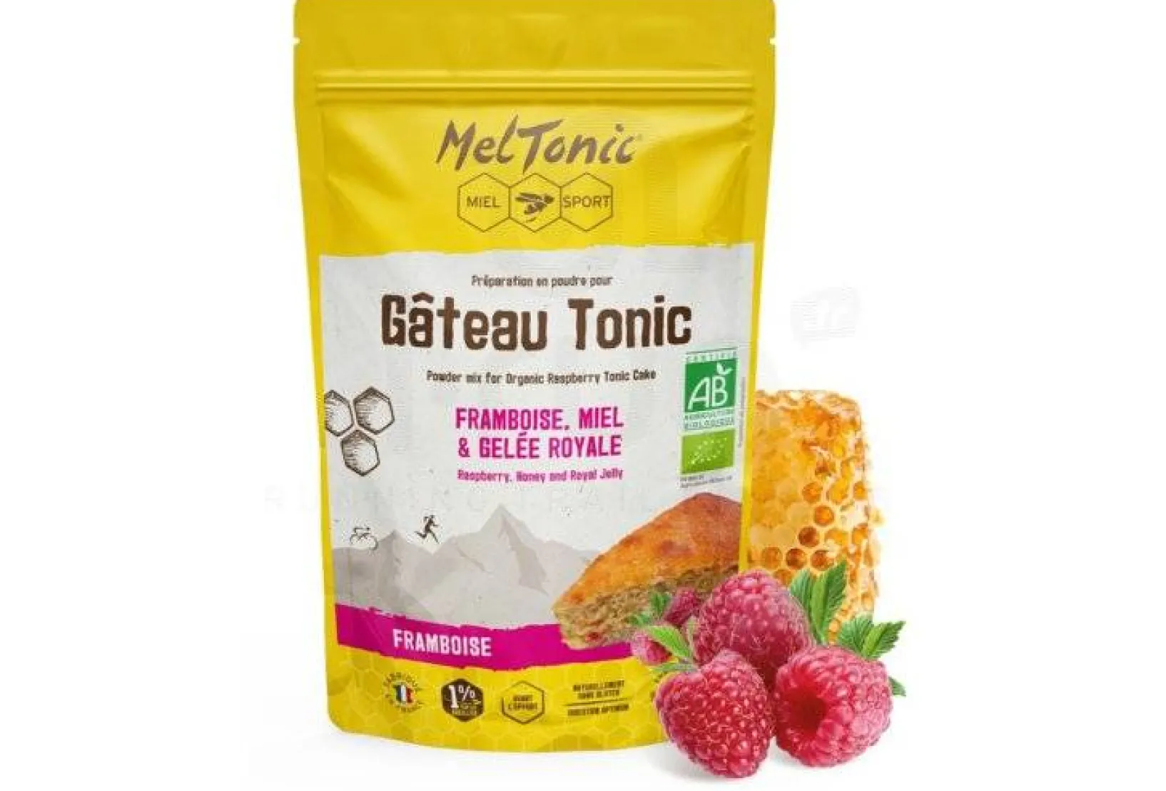 MelTonic Préparation^Gâteau Tonic Bio - Framboise Miel