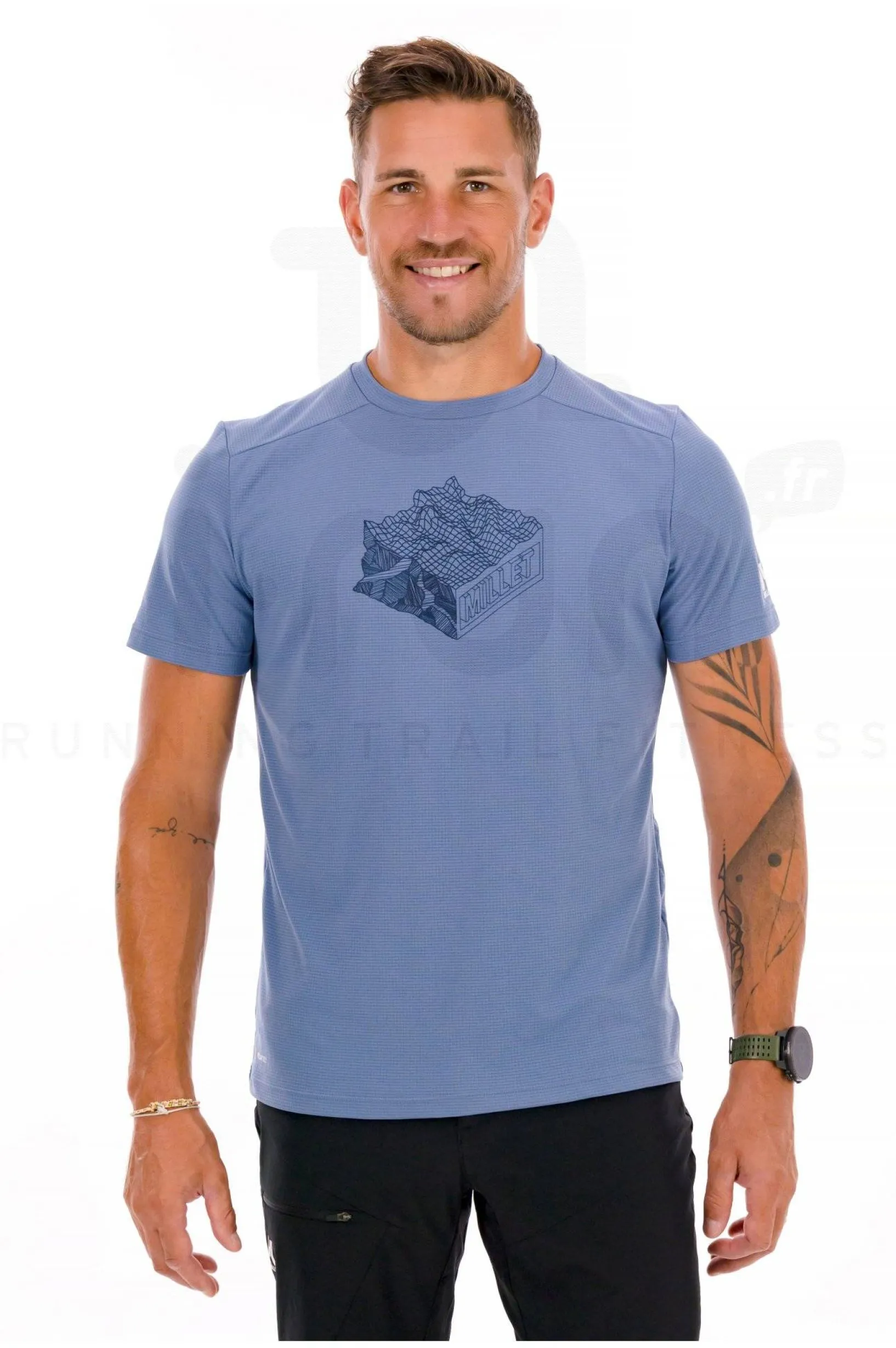 Homme Millet Manches Courtes^Kamet Map