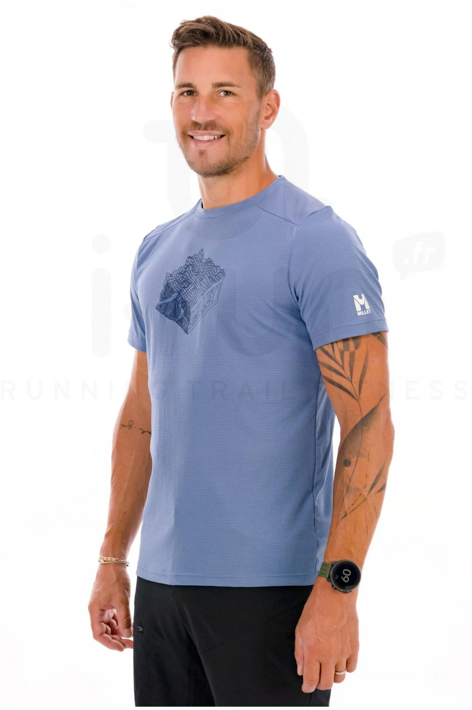 Homme Millet Manches Courtes^Kamet Map