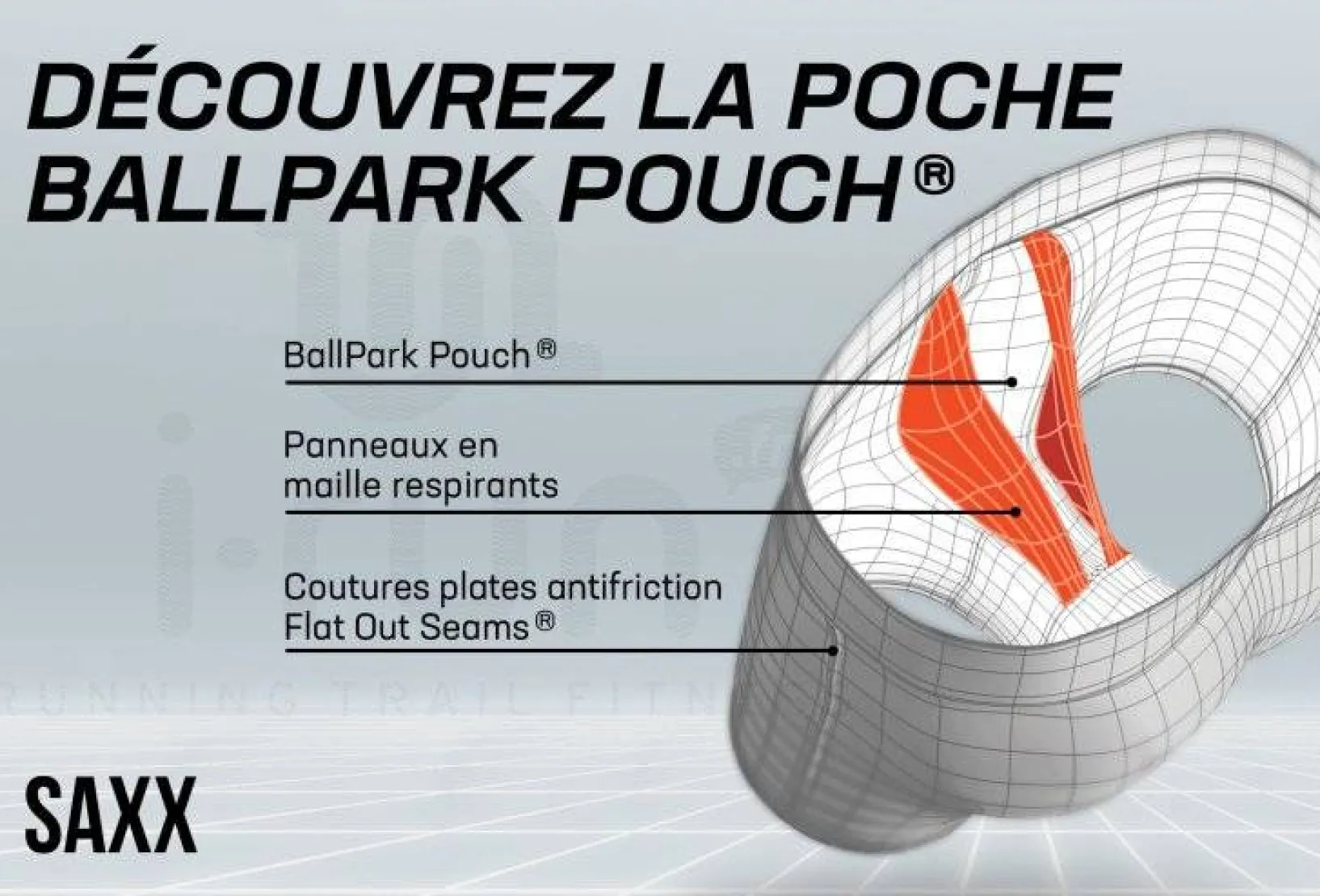 Homme Saxx Sous-Vêtements^Kinetic HD