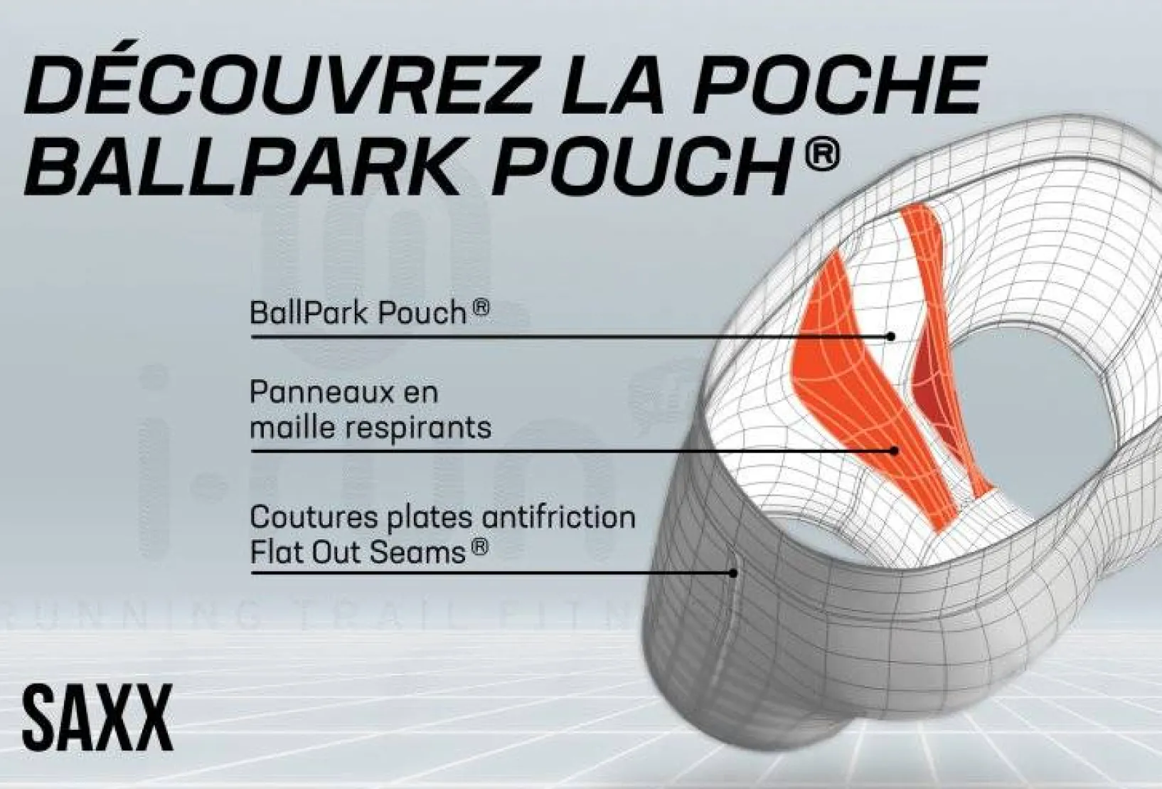 Homme Saxx Sous-Vêtements^Kinetic HD M