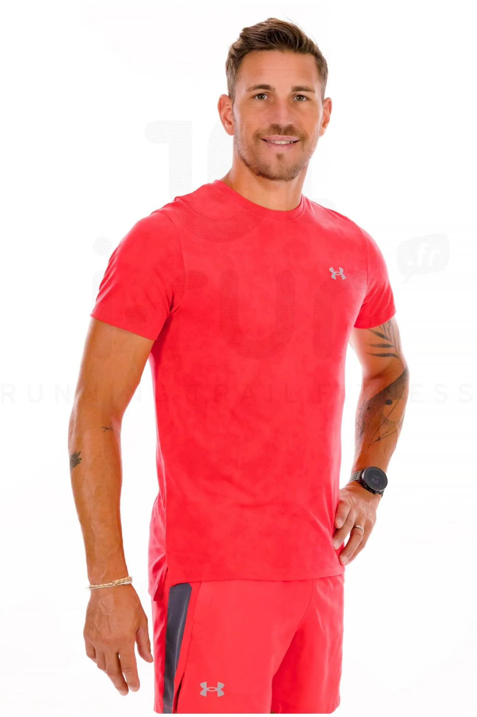 Homme Under Armour Manches Courtes^Launch Camo