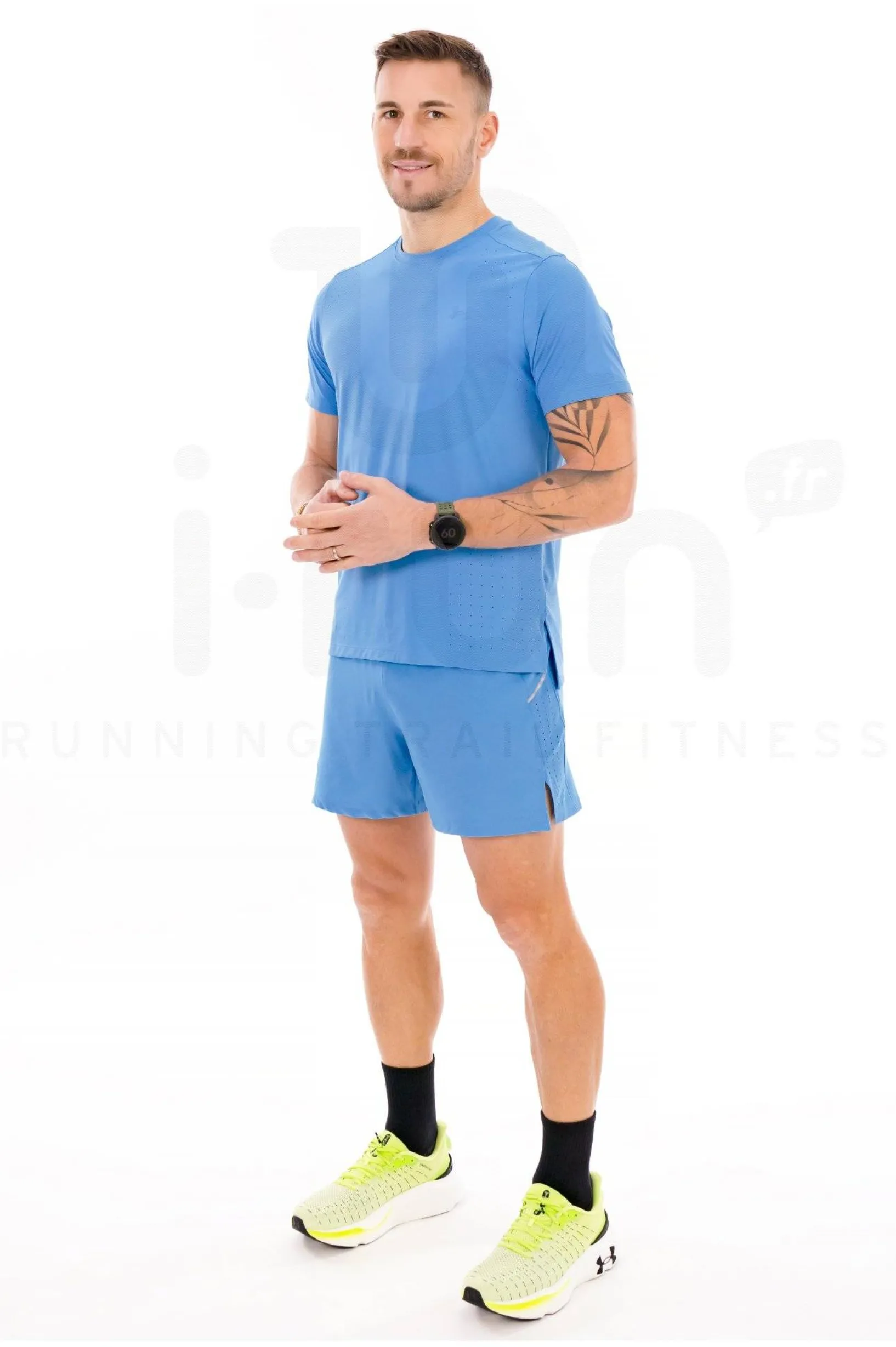 Homme Under Armour Manches Courtes^Launch Elite