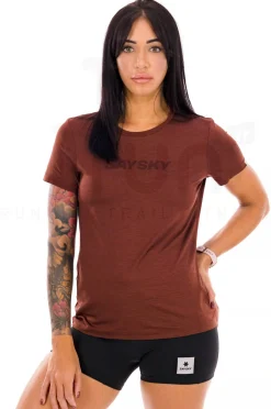 Femme Saysky Manches Courtes^Logo Pace femme