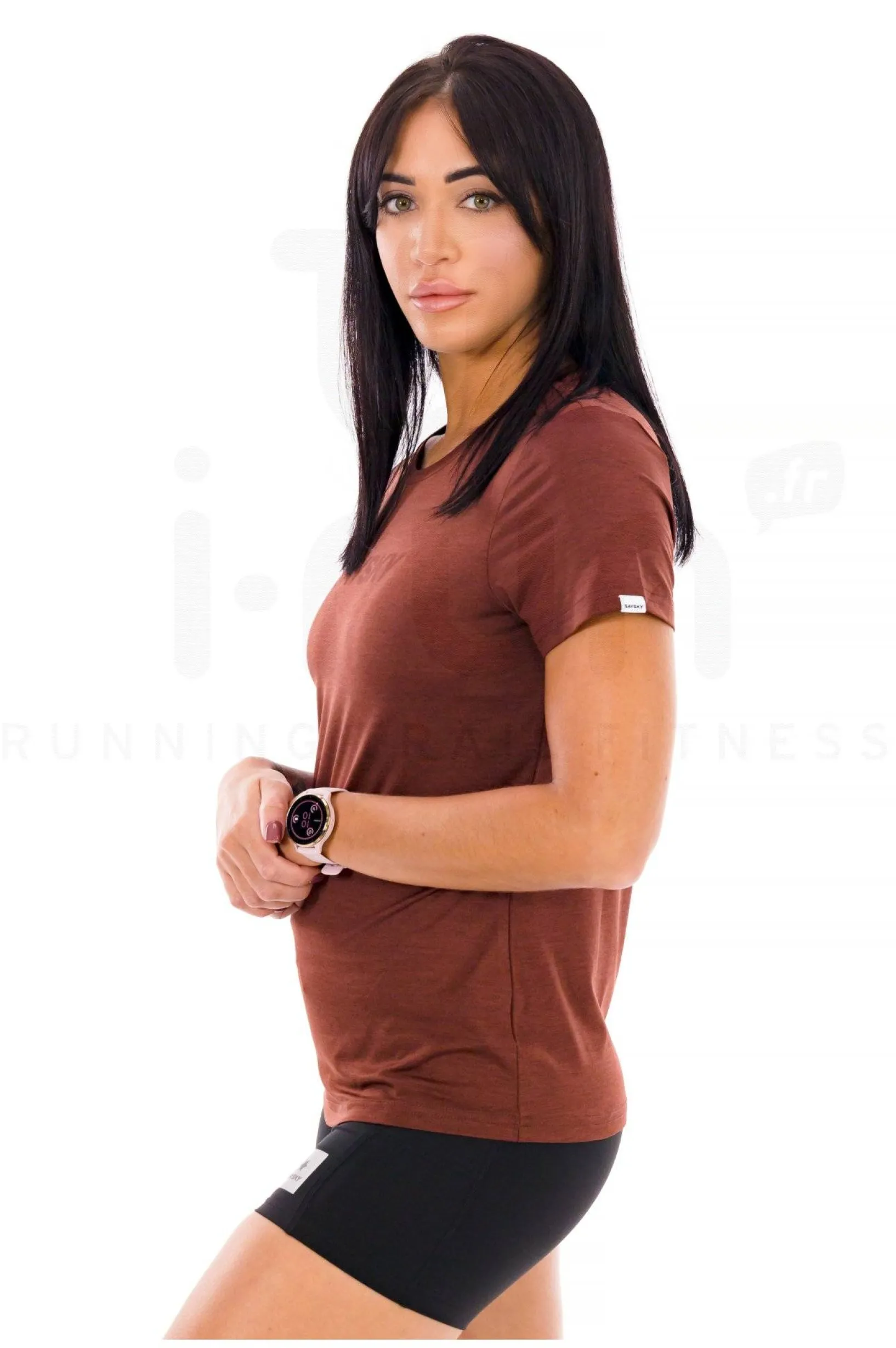 Femme Saysky Manches Courtes^Logo Pace femme