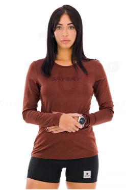 Femme Saysky Manches Longues^Logo Pace femme