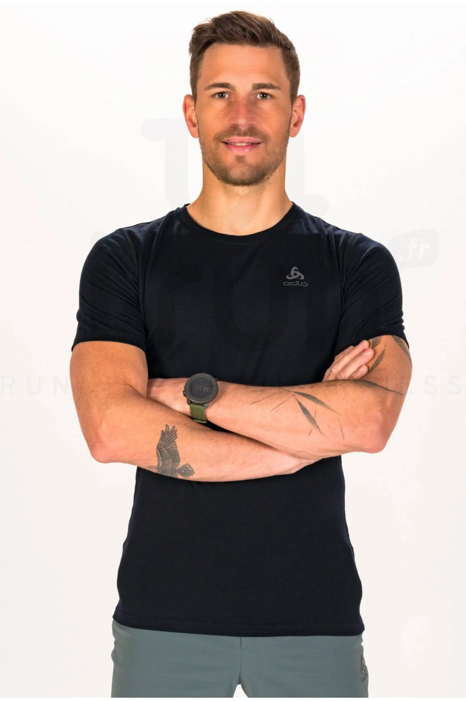 Homme Odlo Manches Courtes^Merino 200