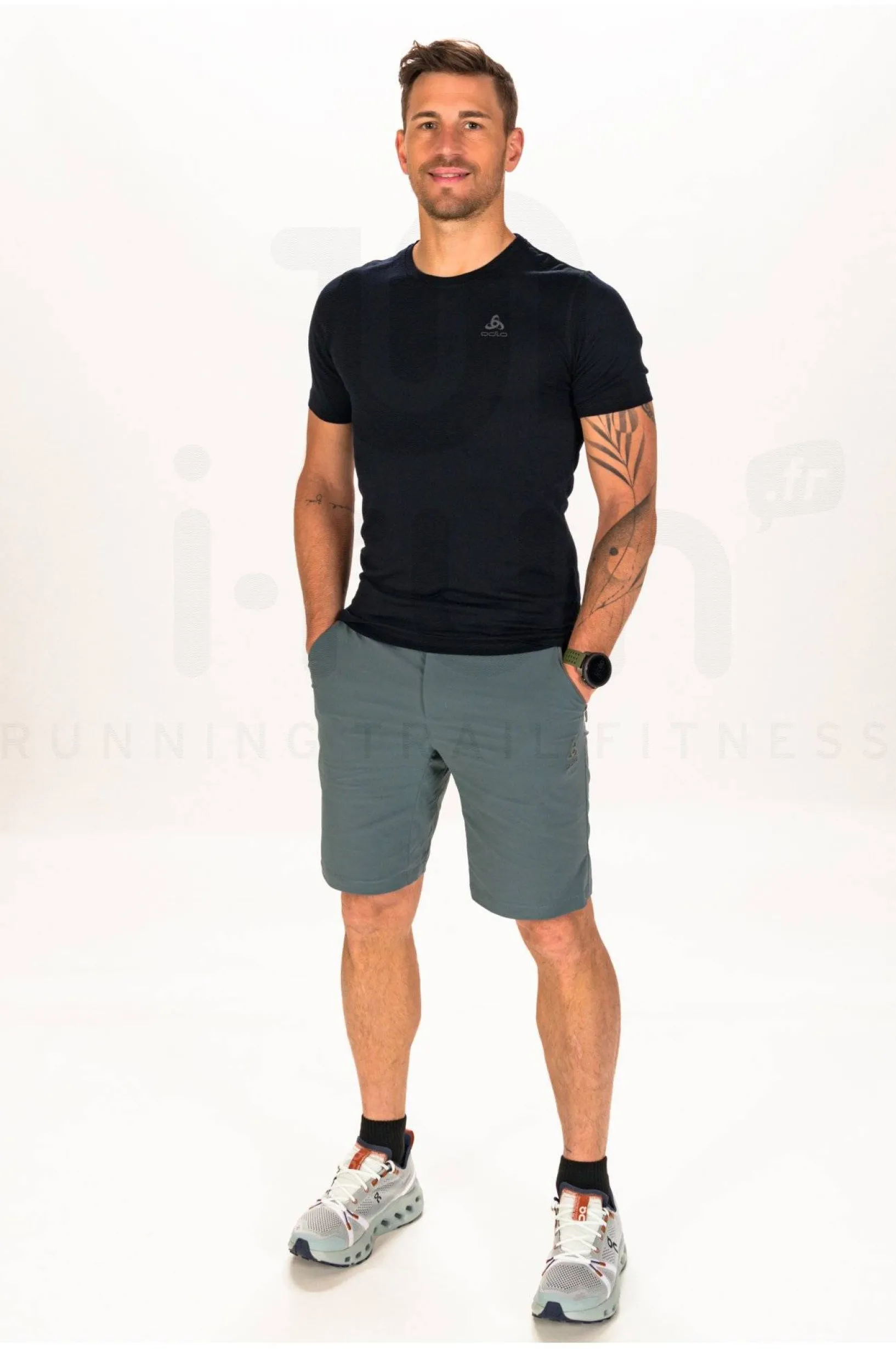 Homme Odlo Manches Courtes^Merino 200