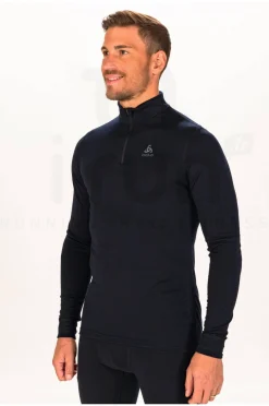 Homme Odlo Manches Longues^Merino 200 1/4 Zip