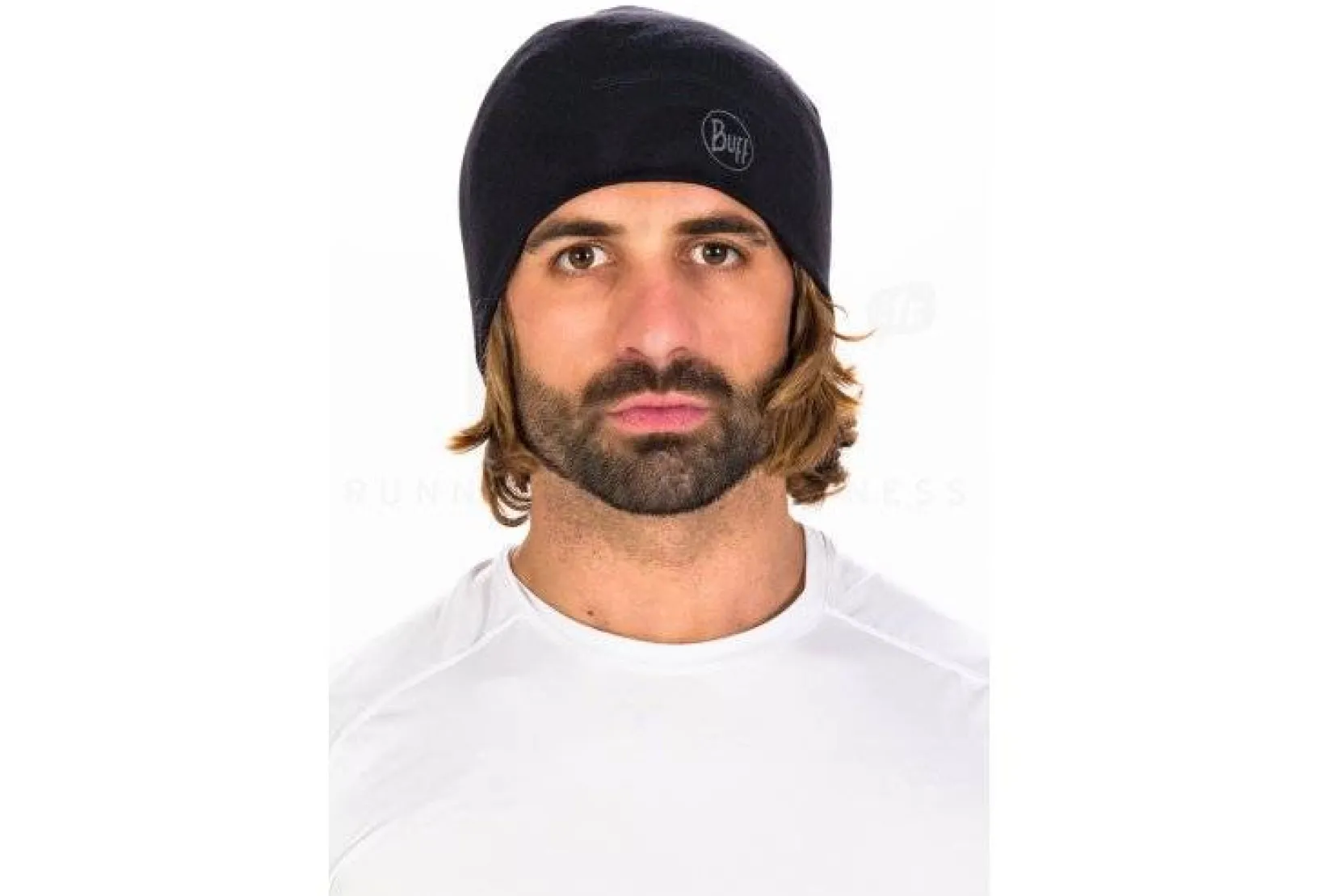 Buff Bonnets / Gants^Merino Wool Solid Black