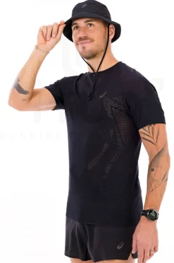 Homme Asics Manches Courtes^Metarun