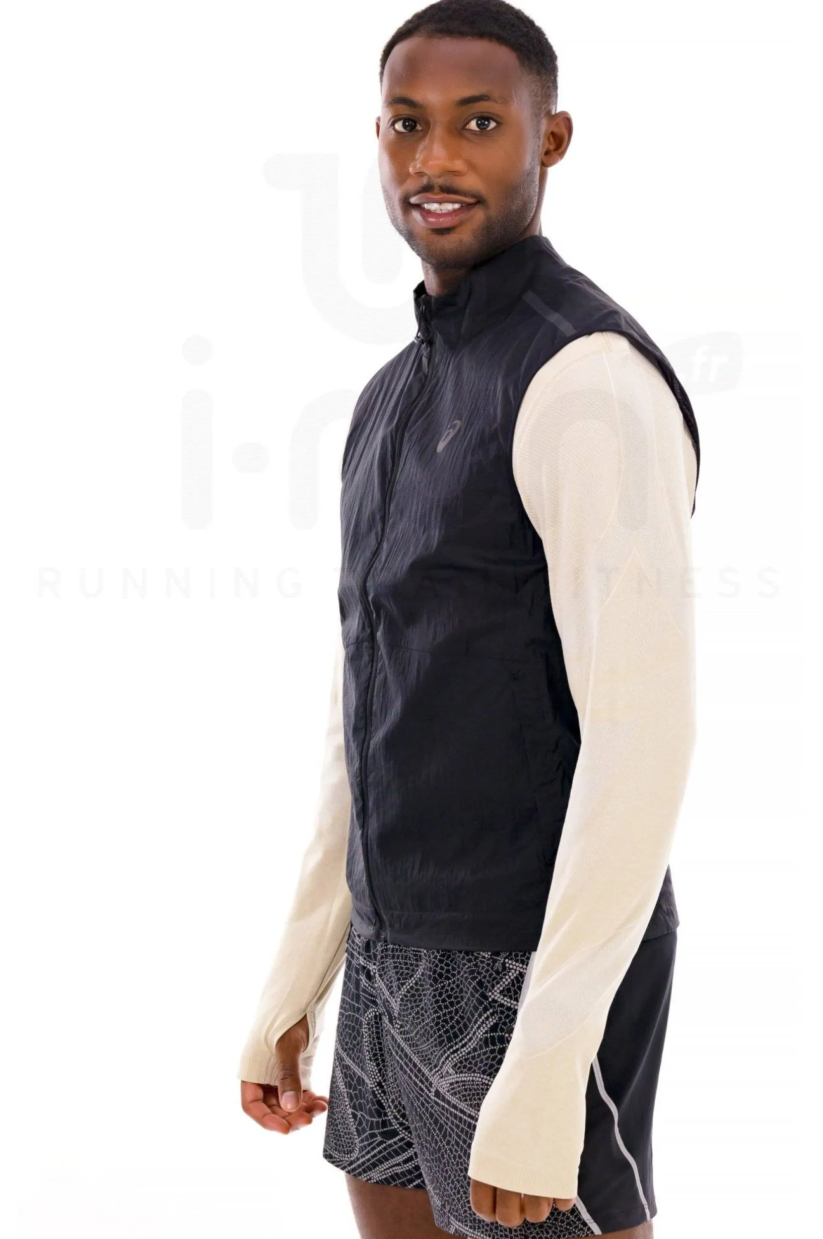 Homme Asics Vestes & Coupe Vent^Metarun