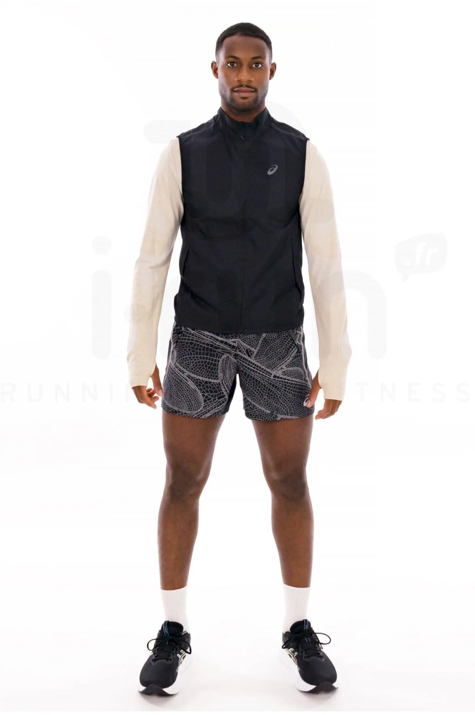 Homme Asics Vestes & Coupe Vent^Metarun