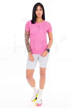 Femme Asics Manches Courtes^Metarun femme