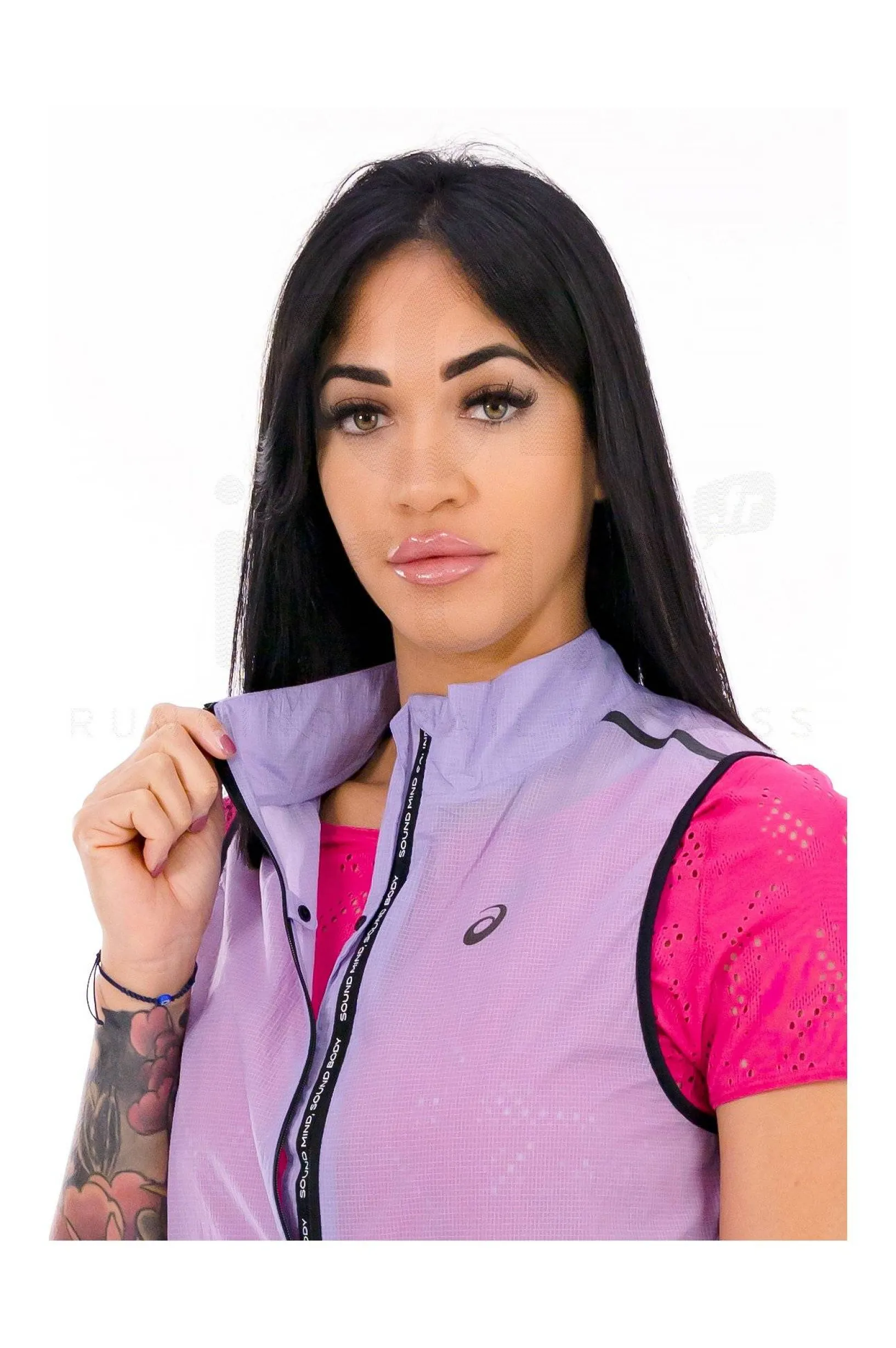 Femme Asics Vestes & Coupe Vent^Metarun femme