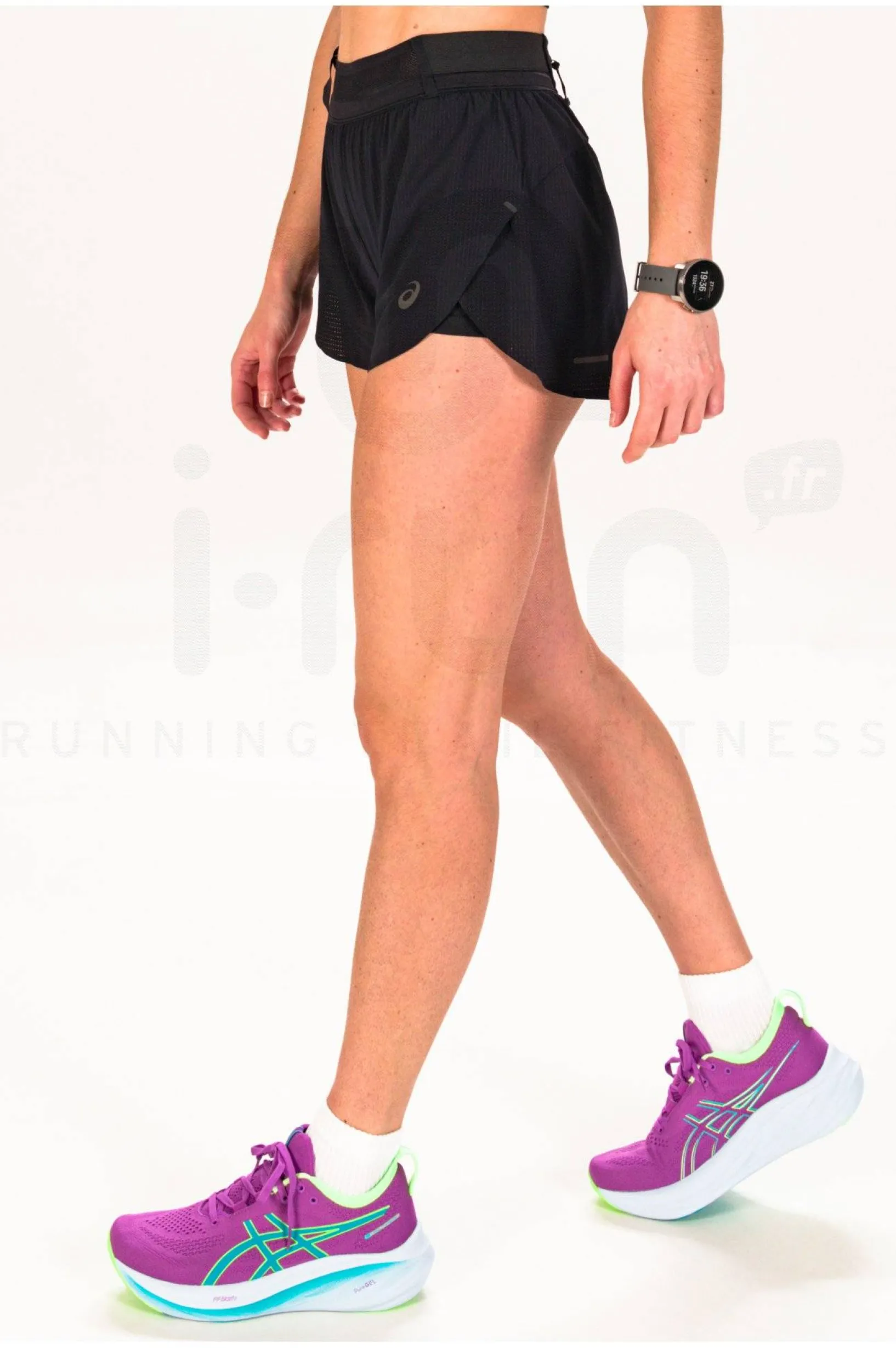 Femme Asics Shorts / Cuissards / Jupes^Metarun Split femme