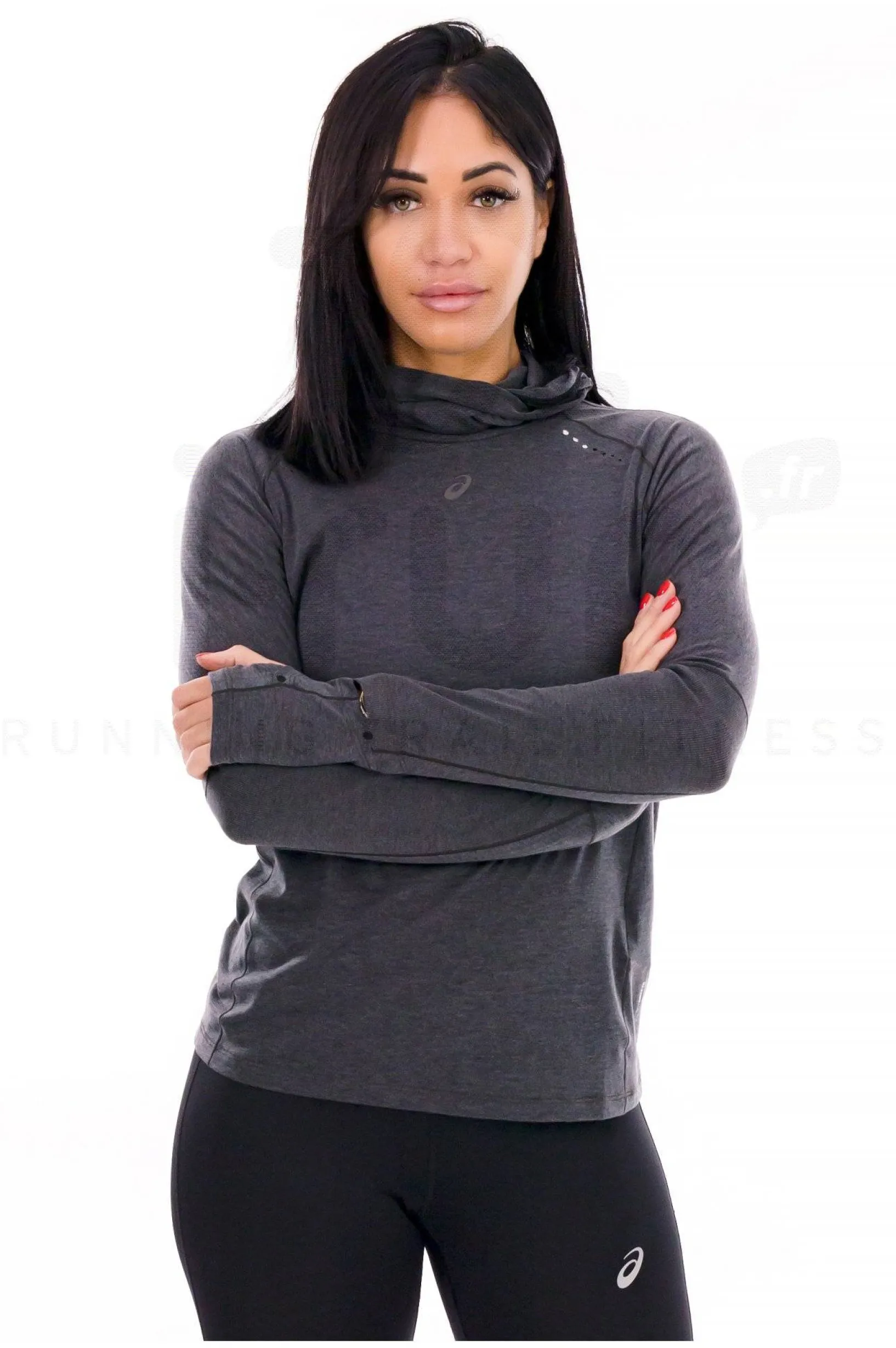 Femme Asics Manches Longues^Metarun Winter femme