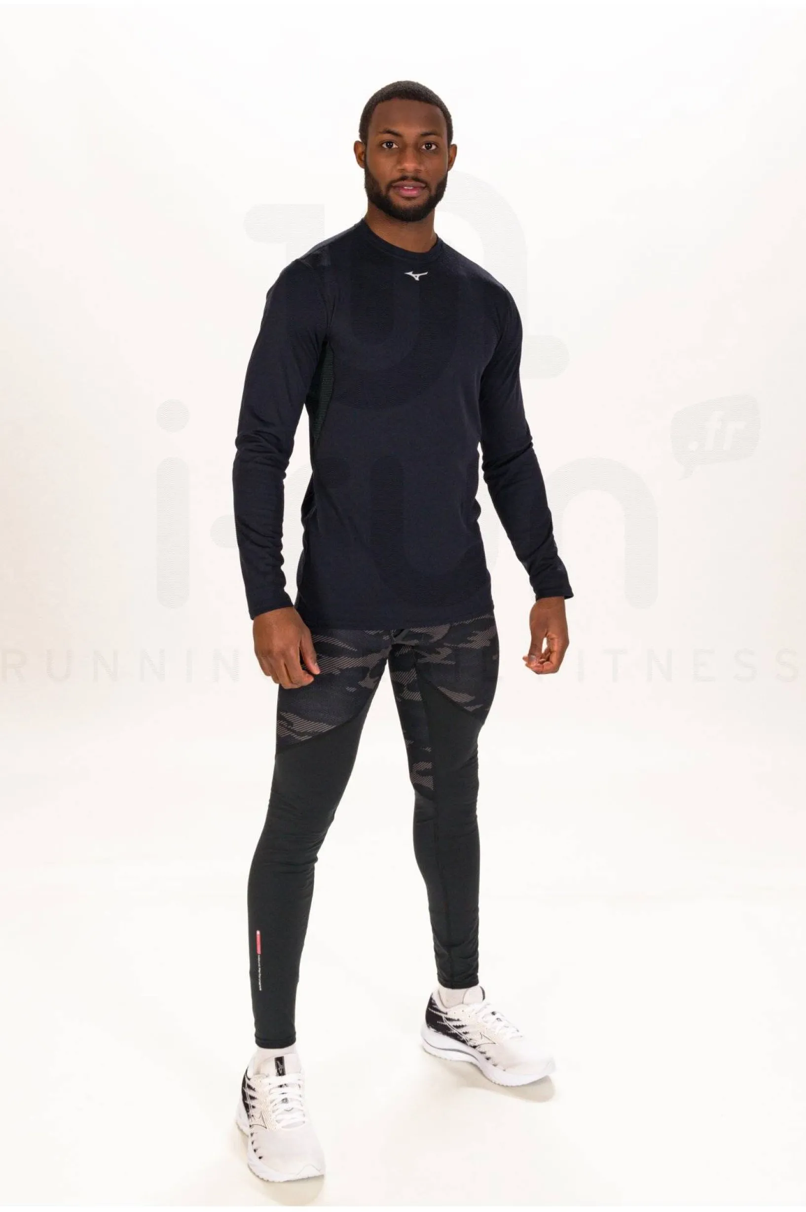 Homme Mizuno Manches Longues^Mid Weight Crew M