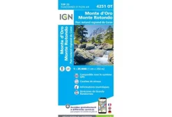 Carte IGN Cartes^Monte d'Oro Monte Rotondo 4251OT