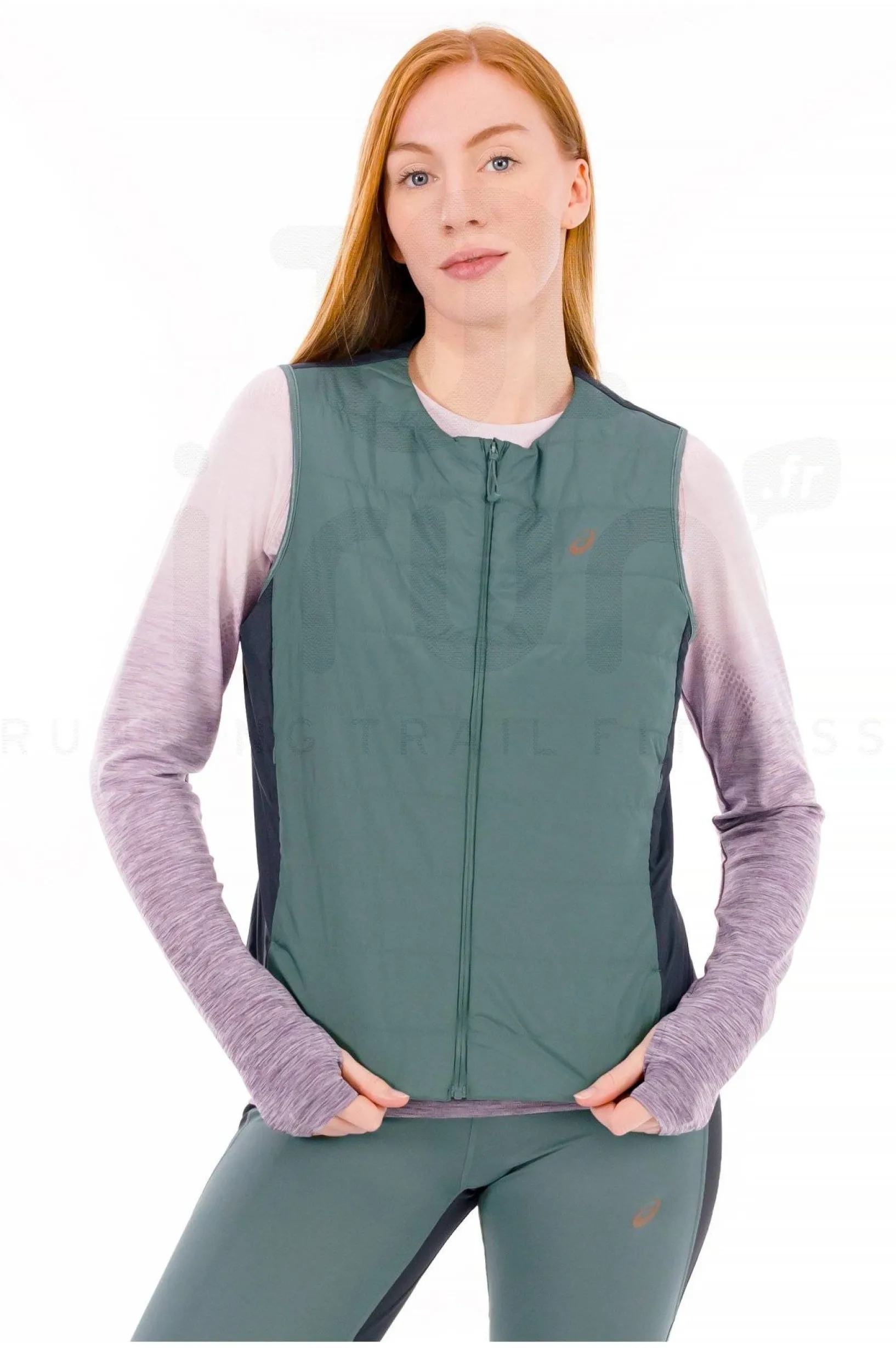 Femme Asics Vestes & Coupe Vent^Nagino W femme